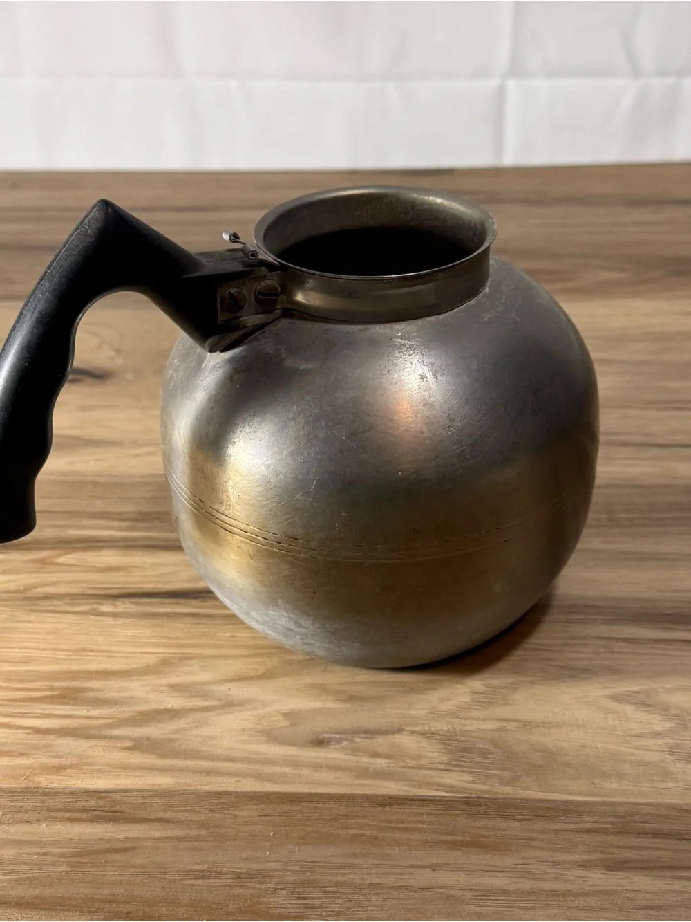 Vintage Stainless Steel Kettle Tea/Coffeepot Nicro USA Chicago 1512B  Art Deco